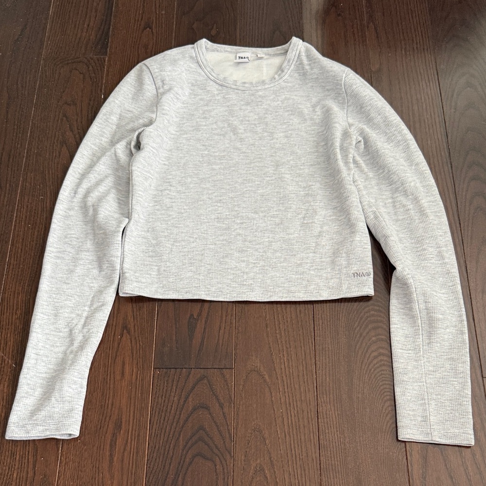 Tna aritzia long sleeve waffle